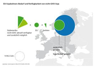 Sojabohnen in der EU: Bedarf und nicht-GVO-Anteile Sojabohnen in der EU: Bedarf und nicht-GVO-Anteile