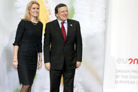 Jose Manuel Barroso, Helle Thorning-Schmidt Jose Manuel Barroso, Helle Thorning-Schmidt