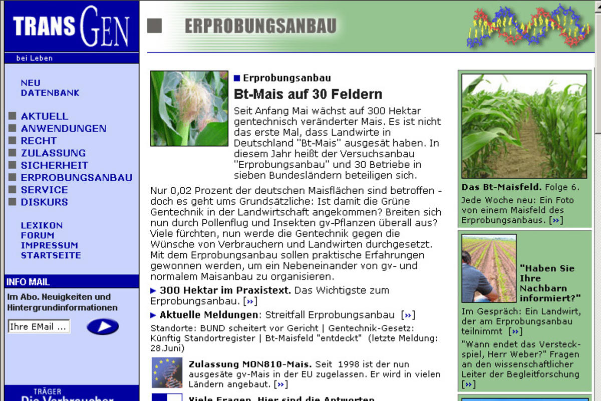 Leitlinien transgen.de