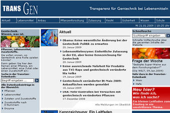 transGEN screen 01-2009