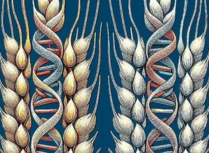 Pflanzen mit DNA Helix