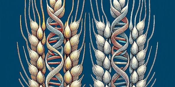 Pflanzen mit DNA Helix