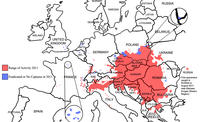 Mais, Verbreitung Diabrotica Europa