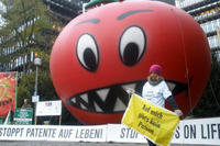 Protest gegen Patente Protest gegen Patente
