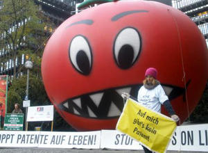 Protest gegen Patente